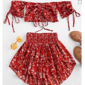 Zaful Two Piece Shorts Set